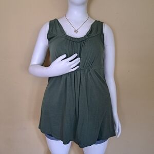 Old Navy Olive Green Sleeveless Top